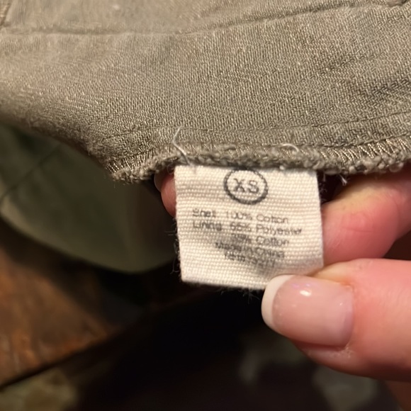 Hang Ten khaki green casual jacket XS - Picture 8 of 9